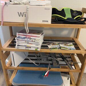 Nintendo Wii Console Complete System Bundle, Games, Balance Board